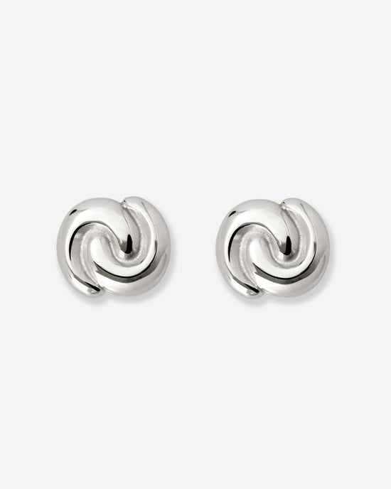 Tides of Time Studs Silver