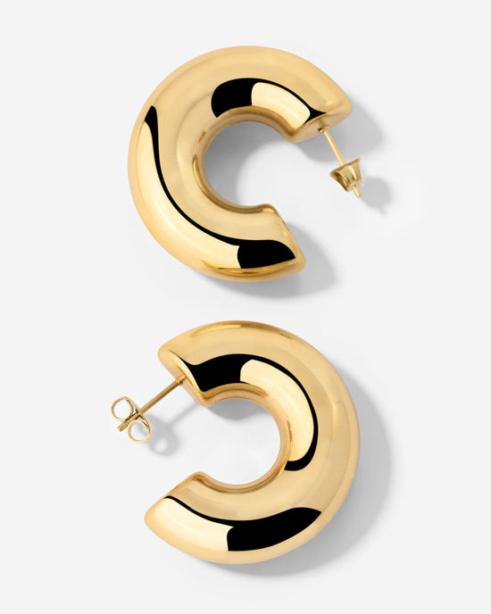 Chunky Hoop Studs