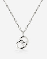 Bedazzle my Pretzel Necklace Silver