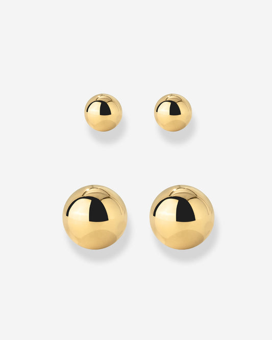 Bubbly Stud Bundle Gold