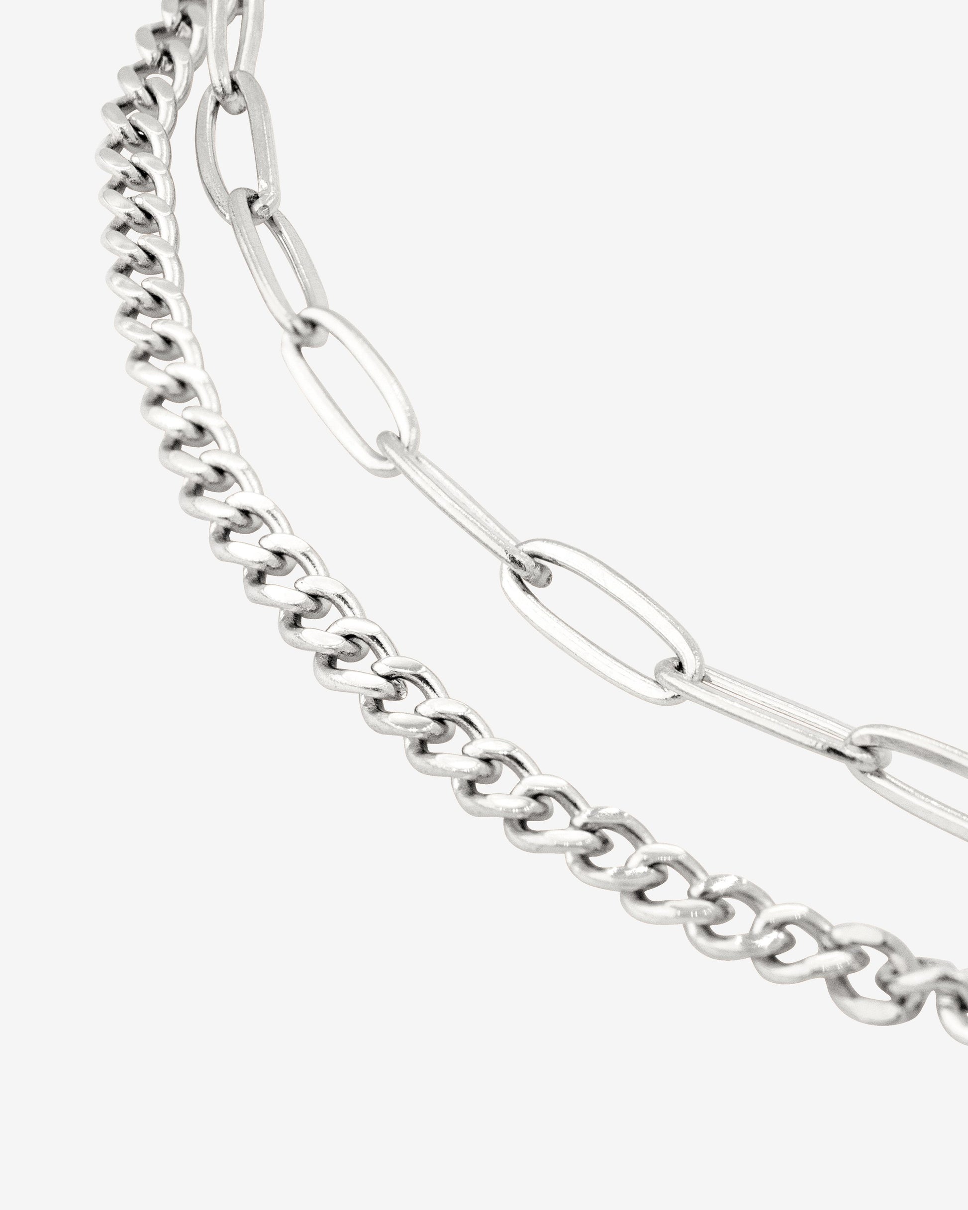 Duo Anklet Silver