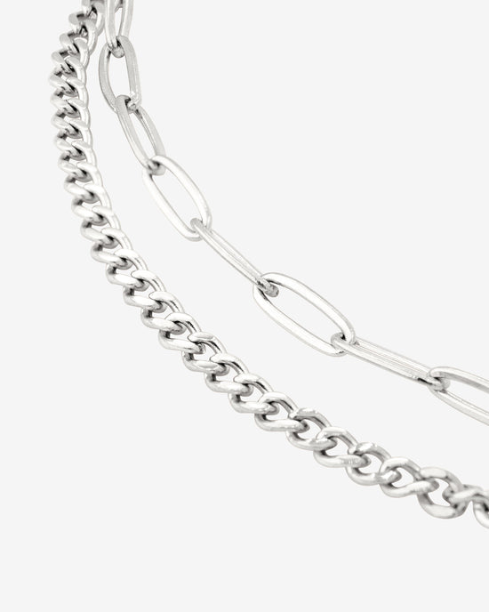 Duo Anklet Silver