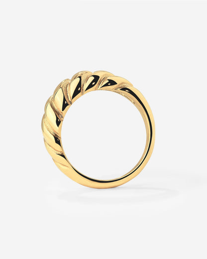 Towel Twist Ring gold