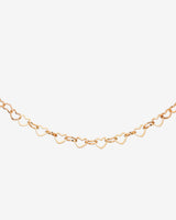 Heart after Heart Necklace Rose Gold
