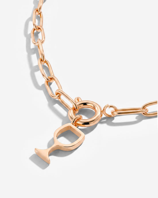 Vino Amore Oval Links Necklace Set
