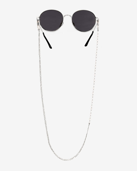 Pearly Sunglasses Chain Silver