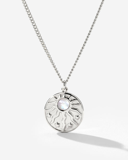 Sun Chaser Necklace Silver