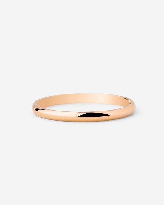 Fine Line Ring Rose Gold