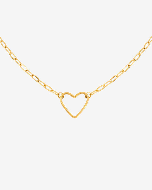 Loving Heart Necklace Gold