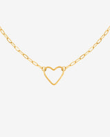 Loving Heart Necklace Gold