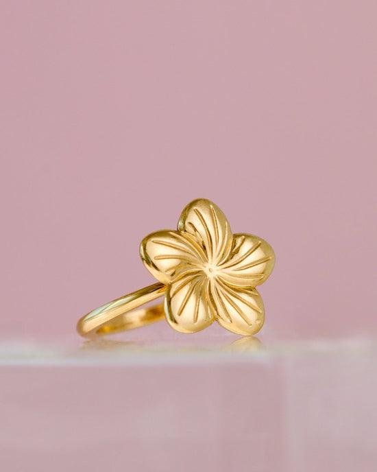 Floral Glow Ring Rose Gold