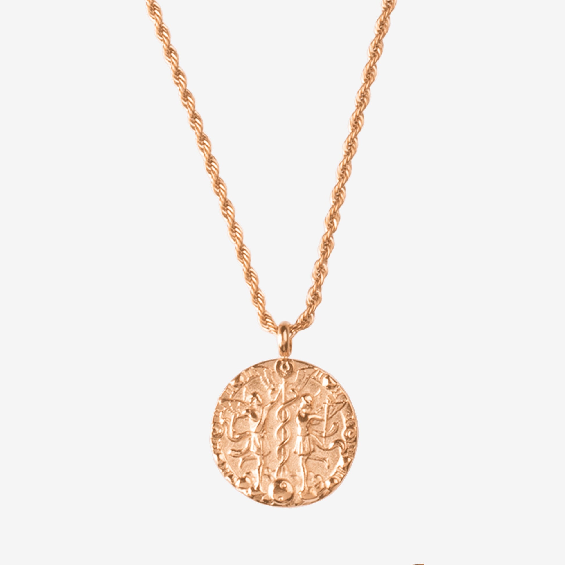 Zodiac Sign Necklace Rose Gold