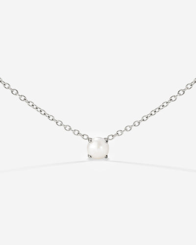 Dream Pearl Choker Silver