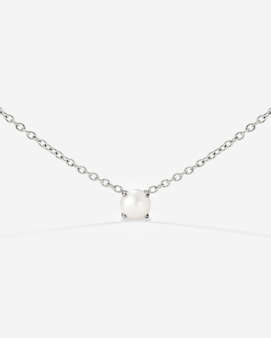 Dream Pearl Choker Silver