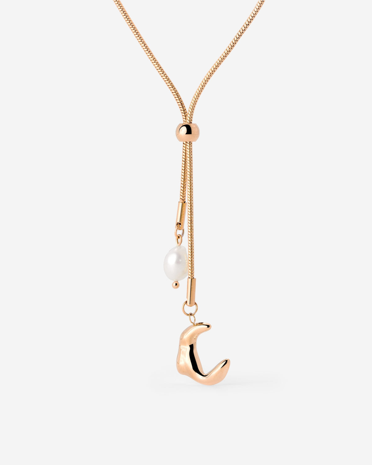 Joyful Jule Y-Necklace Rose Gold
