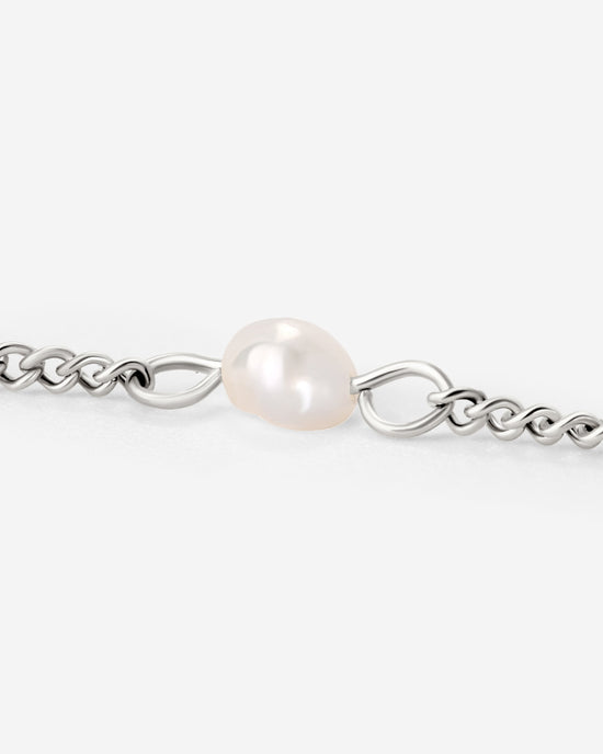 Pearl after Pearl Bracelet Silver
