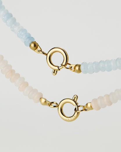 Seastone Charm Necklace Silver