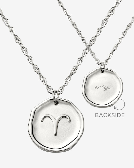 Zodiac Necklace Silver