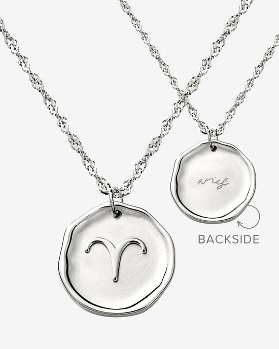 Zodiac Necklace Silver