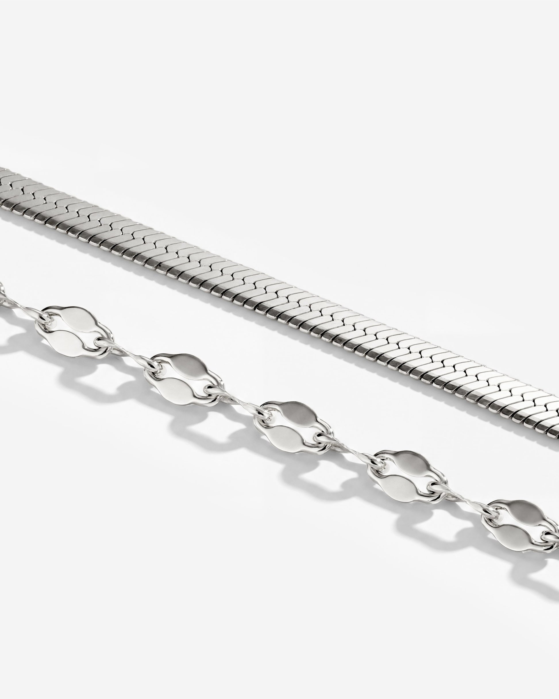 Aligned Double Bracelet