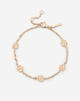 Boho Coin Bracelet Rose Gold