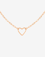 Loving Heart Necklace Rose Gold