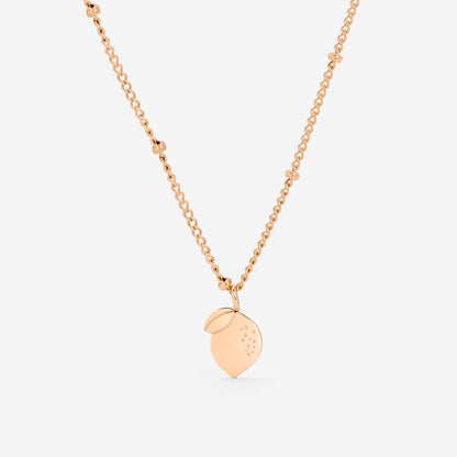 When Life gives you Lemons Necklace Rose Gold