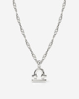 Libra Bubble Necklace Silver