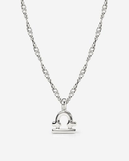 Libra Bubble Necklace Silver