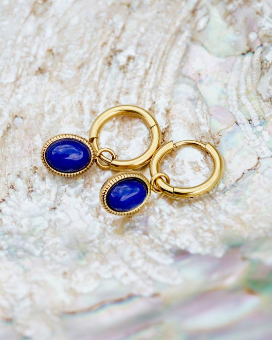Deep Sea Hoop Set Small gold
