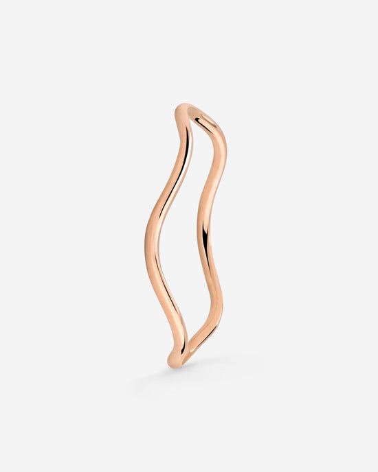 Slim Wave Ring Rose Gold