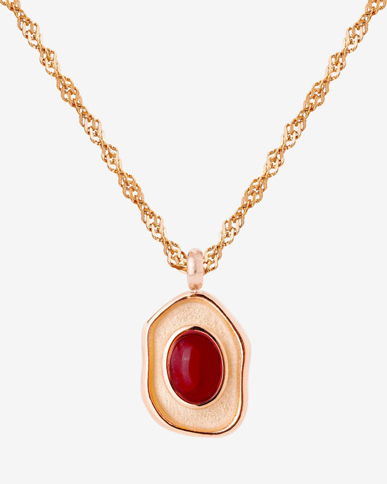 Scarlet Treasure Necklace Rose Gold