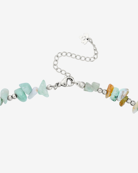 Maritime Gem Necklace Silver