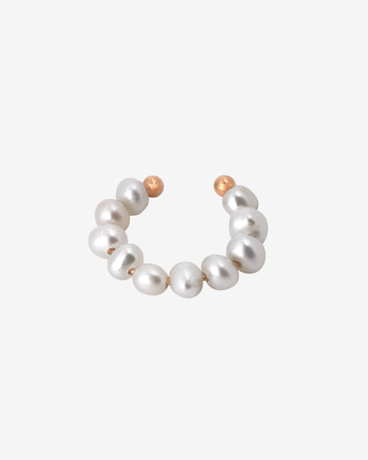 Pippo Pearl Ear Cuff Rose Gold