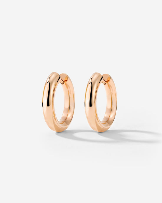 Chunky Hoopies Small Rose Gold