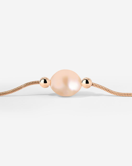 Blush Pearl Bracelet Rose Gold