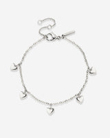 Lovely Heart Bracelet Silver