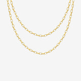 Square Y Box Chain gold