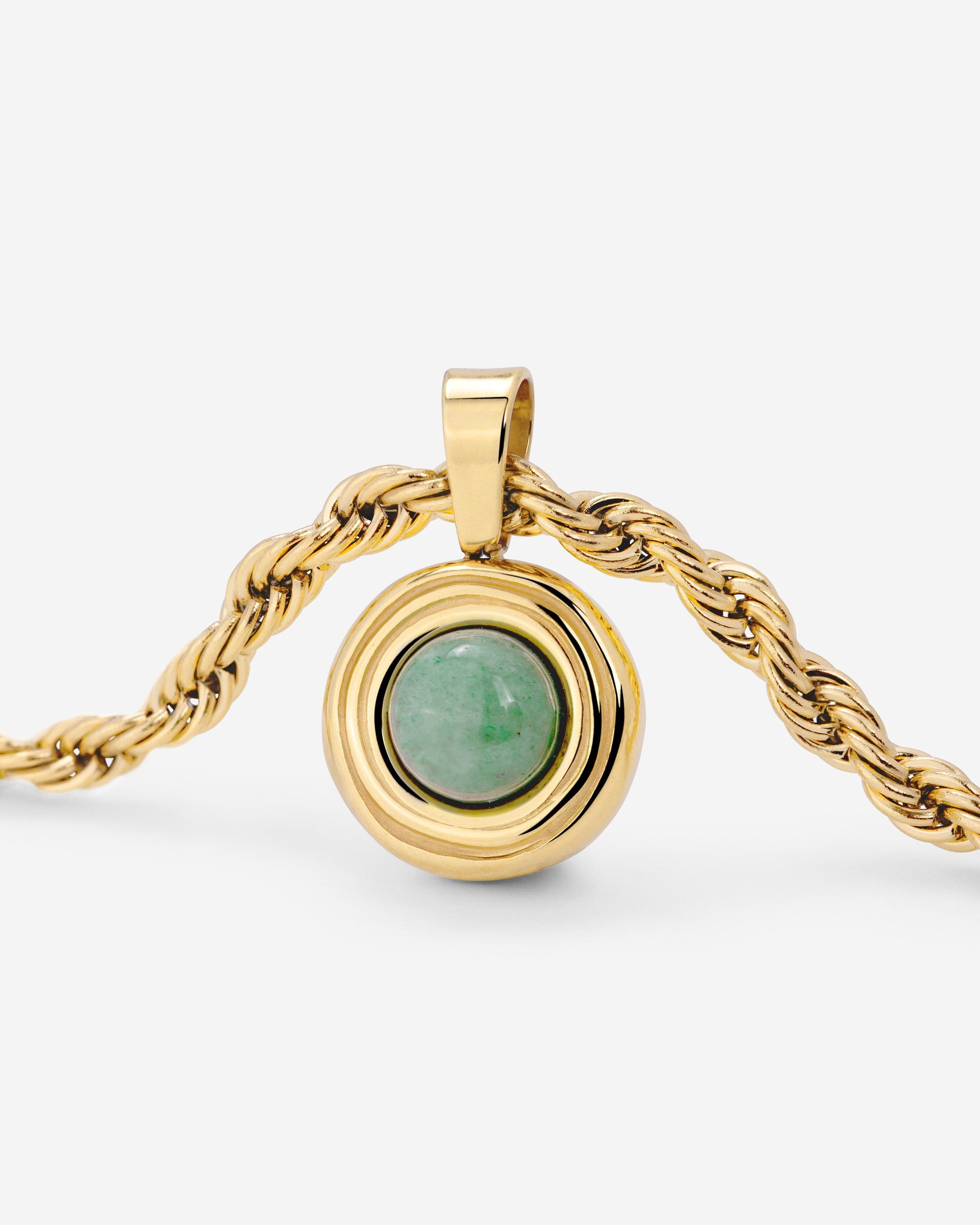 Olive Glow Necklace Gold