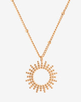 Sunny Beads Necklace Rose Gold