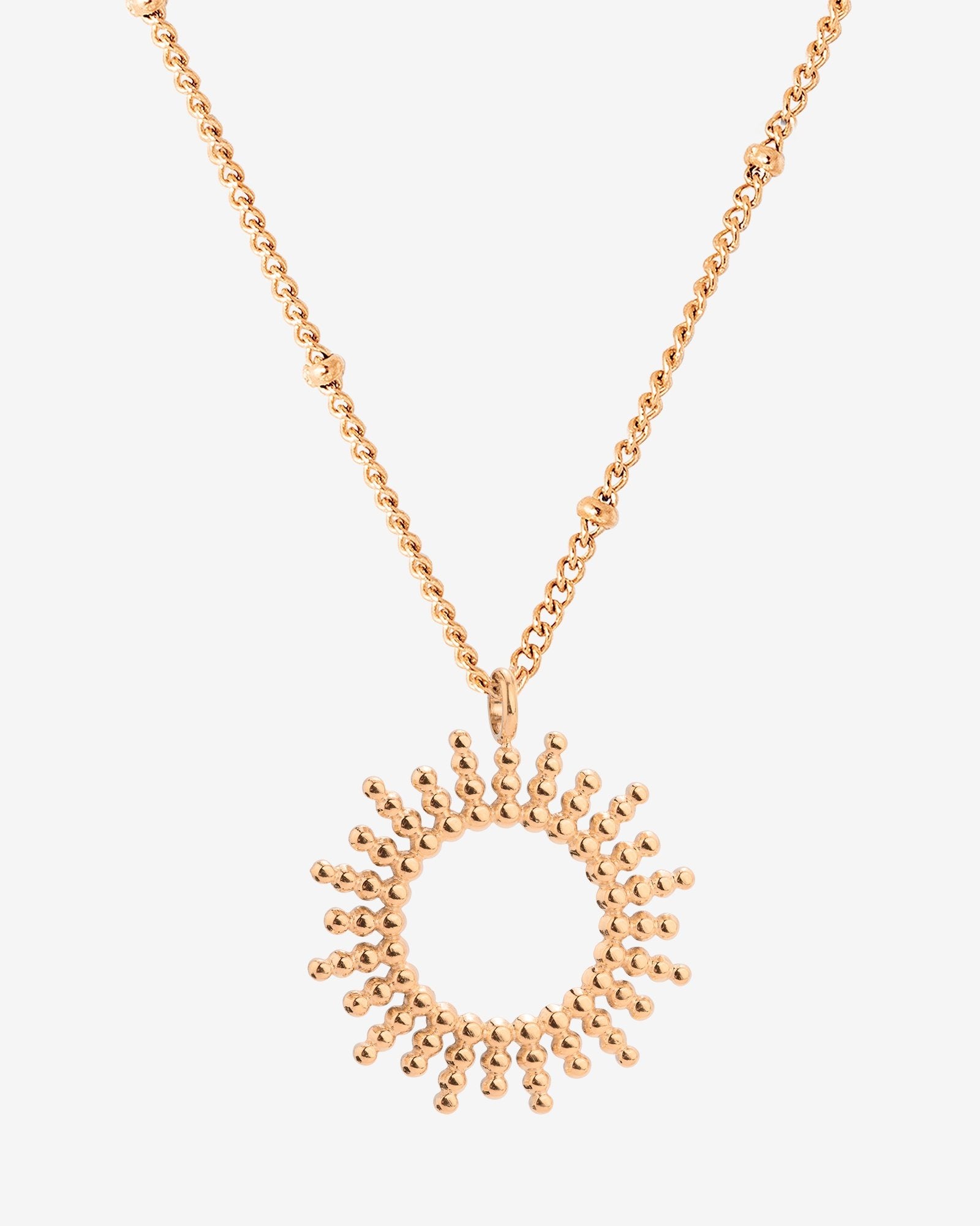 Sunny Beads Necklace Rose Gold