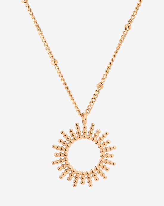 Sunny Beads Necklace Rose Gold