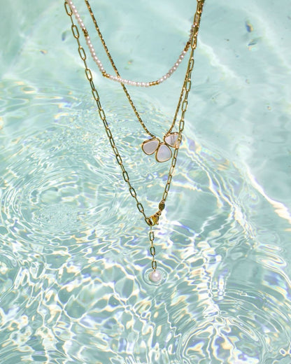 Ocean Find Y-Necklace Silver