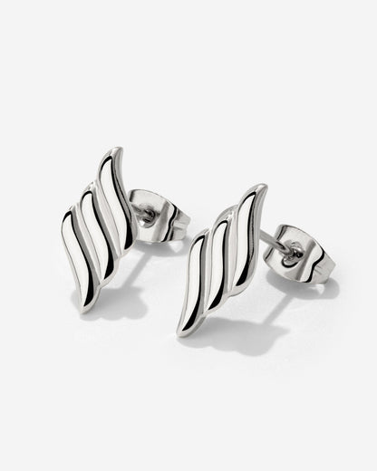 Lustrous Studs Silver
