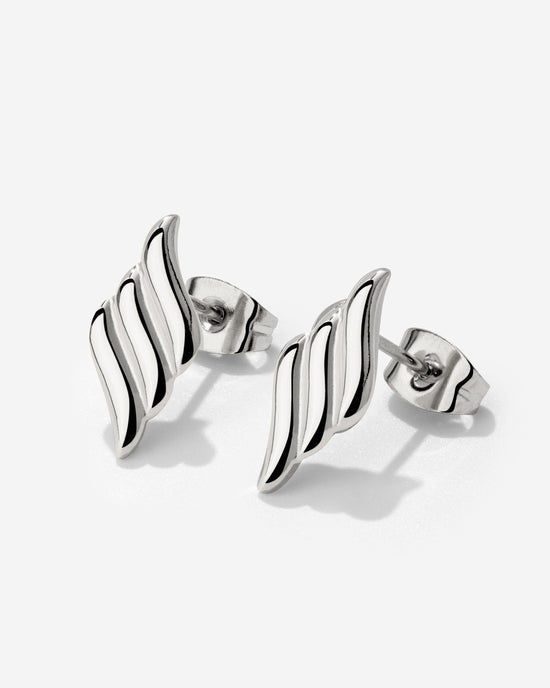 Lustrous Studs Silver
