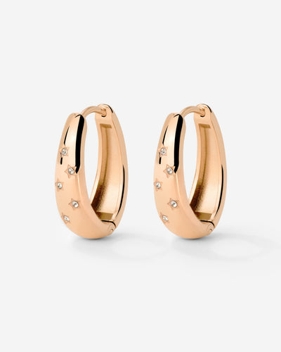 Starstruck Hoops Rose Gold