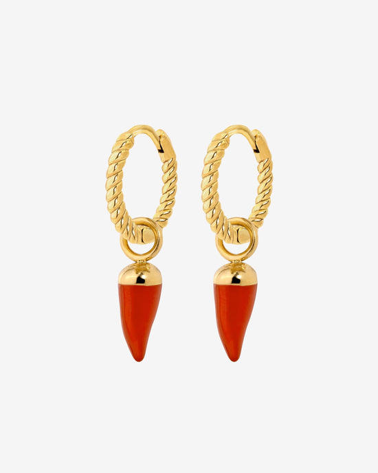 Hot 'n' Spicy Twisted Hoop Set Baby gold