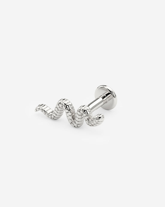 Snake Piercing Silver