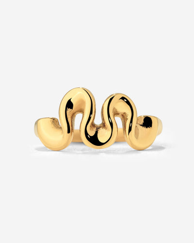 Swirl Ring Gold