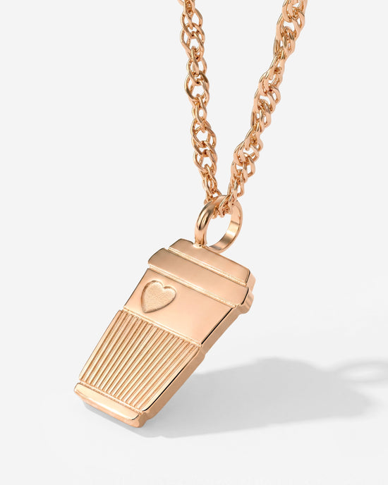 Petit Café Necklace Rose Gold